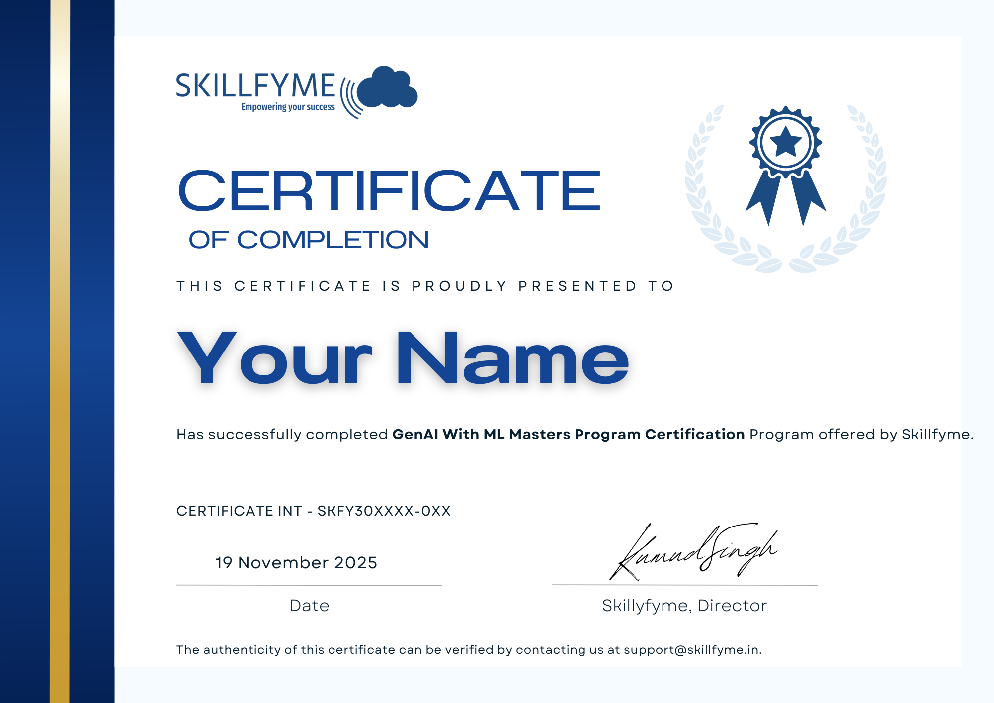 GenAI With ML Masters Certification